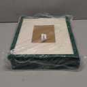 KINLINK 11x14 Picture Frame Green, Solid Wood Frames with Acrylic Plexiglass for Pictures 5x7/8x10 with Mat or 11x14 without Mat, Tabletop and Wall Mounting Display, Set of 4
