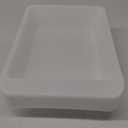 Yopay 9 Pack Plastic Art Tray for Classroom, White Craft Trays for Kids, Paper Organizer Bins, Activity Organizer Serving Tray for DIY Projects, Painting, Beads, Slime Sensory Toys