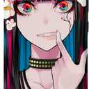 Galaxy S10+ Animegal with Red Eyes - Vampire Girl - Nerd Fan - Phone Case