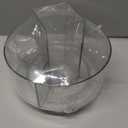 LINFIDITE 360 Rotating Makeup Organizer Clear Cosmetic Storage Holder Tray with 6 Compartment Makeup Brush Lip Gloss Organizer Case for Bathroom Cabinet Vanity Desktop