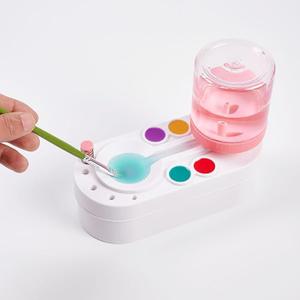 2026 Upgraded Paint Brush Cleaner Tool: Paint Station for Girls, Artist Supplies, Oil Acrylic Paint Brush Water Dispenser, Birthday Gifts for Girls&Artists