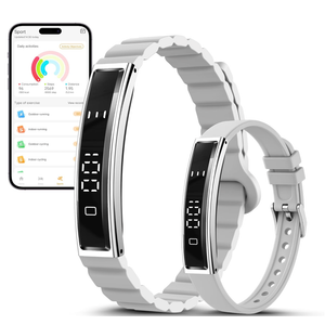 Smart Bracelet for Women, Health Activity Fitness Trackers, 24/7 Heart Rate & Stress Monitor, 24H Sleep Tracker, Smart Wristband with Free APP 2 Bands, Birthday Gifts