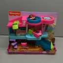 Fisher-Price Little People Toddler Toy Barbie Beach House Playset, Figures and Accessories for Preschool Pretend Play Kids Ages 18+ Months