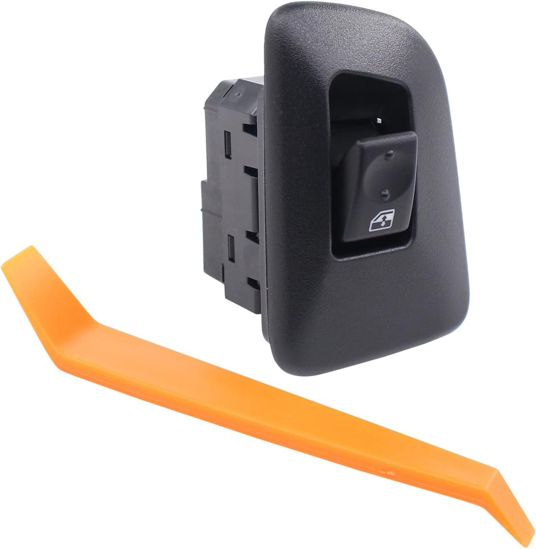 MOTOKU Rear Driver Side Door Window Switch for Chevrolet Silverado 2001-2007, Avalanche Suburban Tahoe 2003-2006, GMC Sierra 2001-2007, Yukon Cadillac Escalade 2003-2006