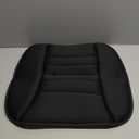 MYFAMIREA Car Seat Cushion Pad 1.2" Thick Comfort Seat Protector for Car Driver Seat Office Chair Home Use Memory Foam Seat Cushion with Non Slip Bottom, 20'' x 18.5'', Black