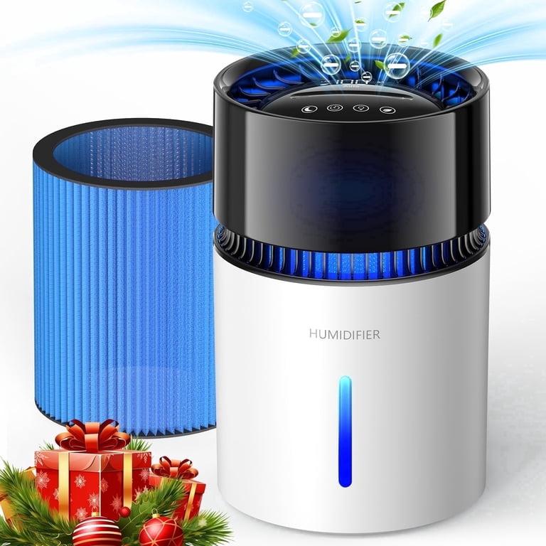 3L Smart Humidifier with Filter, LED Display, 3 Mist Levels, Negative Ion Technology for Fresh Air, Large Room Coverage, 1–8H Timer, Ultra-Quiet Humidifier, Sleep Mode, Night Light