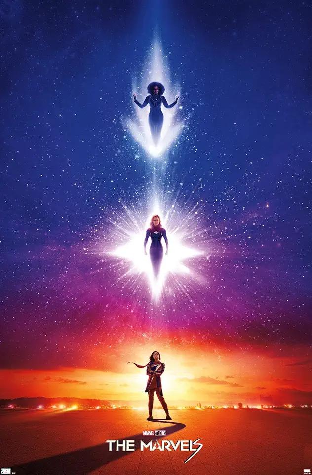 Trends International Marvel The Marvels - Teaser One Sheet Wall Poster, 34L x 22.4W, Unframed Version