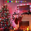 BrizLabs Smart Fairy String Lights, 66ft 200 LED WiFi 4th of July Fairy Lights App Control, Dimmable Red White Blue Light Rainbow Christmas Light, Music RGB Xmas Lighting Work with Alexa & Google Home