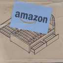 Rophefx Full Size Platform Bed with Trundle and 2 Drawers, Solid Wood Full Kids Beds with Twin Size Trundle, Grey