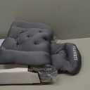 Full Body Bath Pillow for Bathtub, Thick & Luxury Bathtub Cushion with 192 Suction Cups, Bathtub Pillows for Head & Neck, Back Support, Ideal Bath Accessories for Women' Gifts Spa, Soaking, Tub (Grey)