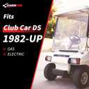 Heavy Duty Golf Cart Rear 4-Leaf Spring Kit for Club Car DS 1982-UP, Club Car Rear Leaf Spring Kit with Bushings & Sleeves, OEM# 102006501 1014675 1011149 1012618 1012324 1010974, Standard