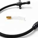 29.58in Flexible Transmission Dipstick Stainless Hose Black | Used for TH350 TH400 700R4 4L60E 4L80E Transmissions Stainless Steel Braided Hose Clear Level Checking Everyday Maintenance