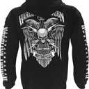 Harley-Davidson Men's Lightning Crest Full-Zippered Sweatshirt, Black (2XL)