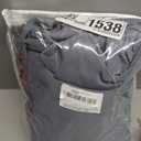 Yakamok Room Darkening Gray Blackout Curtains, Light Blocking Thermal Insulated Grommet Drapes for Bedroom Living Room, 52W x 84L, Grey Curtains, 2 Panels, 2 Tie Backs Included