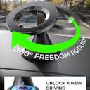 LISEN for Magsafe Car Mount, Mini 360 Rotating Magnetic Phone Holder for Car Dash, Magnetic Phone Mount, Car Accessories for Women Men, Rotatable Holder for iPhone 17 Pro Max Air 16 15 14 13 Kits