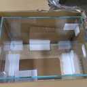 Landen 60H 30 Gallon Rimless Low Iron Aquarium Tank, 23.6" W  17.7" D  17.7" H (60cm x 45cm x 45cm) 8mm Thickness with Black Nano Foam Leveling mat Included