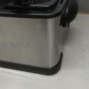 Elite Gourmet Electric Deep Fryer, 4.5 Qt Total Oil Capacity (Dual 2-Qt Split Baskets), 1700 Watts, Stainless Steel, Separates Foods for Simultaneous Cooking, Stainless Steel