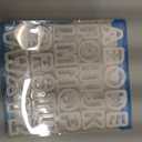 Ateco Alphabet Cookie Cutter Set,White 2-Inches