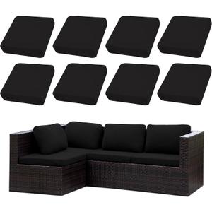 Outdoor Cushion Covers Set,10 PCS Patio Furniture Couch Seat Slipcovers, Replacement for Sofa Sectional Chair(CoverOnly)