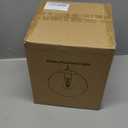 Glass Pendant Light,Mid Century Modern Light Fixture,Hanging Lights for Kitchen Island,Bathroom, Bedroom,Hallway Foyer (Bright Gold, 8 in)