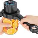 Electric Jar Opener with Power-Clamp Technology: Auto-Tighten & Manual Twist for Easy Opening, 2-in-1 Jar and Bottle Opener for Weak Hands & Seniors & Arthritis, Includes Free Rubber Gripper Pad