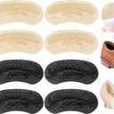 4 x 4D Cloud Heel Pads for Shoes Too Big, Ultra Comfort Heel Grips Inserts for Women Men, Heel Cushion Liners for Loose Shoes, Heel Protectors for Blister Prevention, Pain Relief (Multicolor, 4 Pairs)