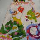 Pdxnyxx Flower Summer Maxi Dress 2024 Colorful Dress A Line Patterned Boho Dresses Graphic Tropical Maxi Dress (Style-1, M, Medium)