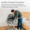 UPPAbaby Bassinet Stand - Quick + Secure Attachment - Natural