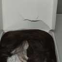 MAGQOO Dark Brown Wig for Women Dark Brown Bob Wig Short Straight Dark Brown Wig Middle Part Synthetic Heat Resistant with Wig Cap