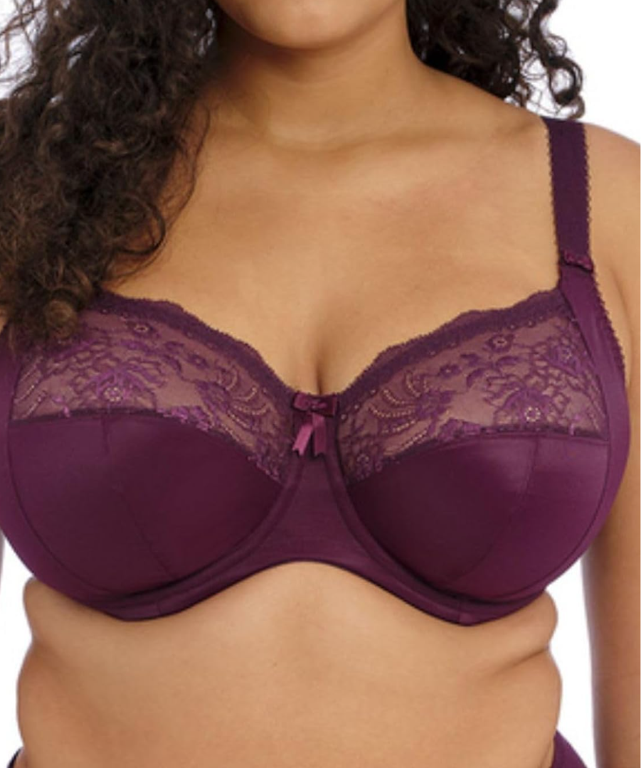 Elomi Women's Morgan Underwire Banded Stretch Lace Bra, 34M