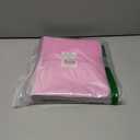 GEAoffice 6x8 inch Jumbo Card Binder Compatible with Jumbo Cards, Holds 80 Jumbo Cards, 1 Pocket Trading Card Album Folder with 40 Jumbo Card Sleeves Fit Oversize Big TCG Cards - XL Pink