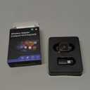 2026 Aimoon Mini Wireless CarPlay Adapter Upgrade Wired to Wireless for CarPlay & Android Auto Plug and Play Fast Auto-Reconnect Stable Control Zero Delay Car Play for iPhone iOS 10+ Android 11+