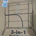 KoolerThings 3 in 1 Baby Bassinet, Bedside Sleeper, & Playpen, Easy Folding Portable Crib (Black)- KoolaBaby (Mesh Bassinet), 33x20x33