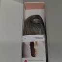 REECHO Human Hair Toppers for Women Real Human Thick Hair Topper Invisible Wiglett for Daily Wear Adding Instant Volume, Gray (3.6x4.6")