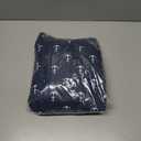 Amazon Basics Kid's Soft Easy-Wash Lightweight Microfiber 3-Piece Sheet Set, Twin, White Anchors, Printed