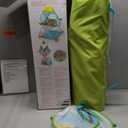 Bright Starts Pop 'N Jump Portable Baby Jumper, Foldable Indoor/Outdoor Baby Jumper with Owl Forest Sensory Activities, Ages 612 Months