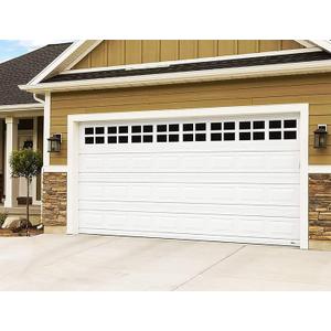 2 Car Garage Kits - 32 Pcs Household Easy Installation Magnetic Windows Panels for Car Garage Door Panes Fake Faux Magnetic Windows Hardware - Size 6.125" X 4"