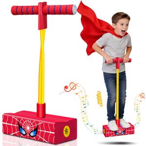 Pogo Stick: Toys for Boys 4-6, Outdoor Toys for Kids Ages 4-8, Toys for 3 4 5 6 7 8 9 10 11 12 Year Old Boys, 3+ Year Old Boy Gift, Birthday, Easter, Christmas, Foam Pogo Jumper for Kids