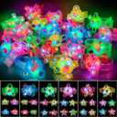 36PCS LED Light Up Fidget Spinner Bracelets, Glow in The Dark Party Favors for Kids 4-8 8-12,Goodie Bag Treasure Box Prizes Birthday Stocking Stuffers, Pinata Goodie Bags Stuffers for Boys Girls