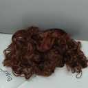 Long Lace Wig Synthetic Lace Front Wigs for Black Women Free Part Wavy Hair Wigs Brown High Temperature Fiber Cosplay Wig 24 inch (#30 Curly)