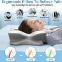 Cervical Pillow for Neck Pain Relief, Ergonomic Neck Pillow for Sleeping, Contour Memory Foam Pillows for Sleepers