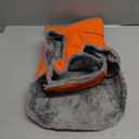 Yoochee Dog Coat, Warm Dog Winter Coat for Medium Dogs, Waterproof Jacket with Adjustable Buckle & Velcro, Reflective Turtleneck Cold Weather Coats, Pet Fleece Vest Snow Jacket (Orange, M)