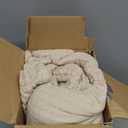 EMME Cotton Throw Blanket Large 50"x70" Gifts for Women 100% Muslin for Couch Breathable Gauze All Season Light Tan Soft and Lightweight Pre-Washed