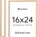 16x24 Picture Frame Solid Wooden, Nursery Wall Frames Set of 3