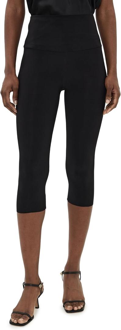 Norma Kamali Women's Pedal Pusher Capri Leggings,large 36