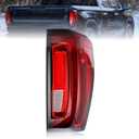 LED Tail Light Assembly Compatible with 2019-2024 GMC Sierra 1500 2500HD 3500HD, Right Passenger Side Tail Light Brake Turn Signal Replace# 84565922 GM2801310
