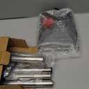 Pooper Scooper, Long Handle Dog Pooper Scooper, Heavy Duty Stainless Steel Rake with Tray & Spade Set for Pet Waste Removal, for Grass, Dirt or Gravel (Red)