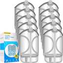 10 Pack Flying Trap Refills Compatible with zzevo Flying Insect Trap Refill, Insect Replacement Kit for M364 M364A and Max Fully Compatible Size (10 Pcs Refill) (10)