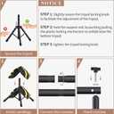 Backdrop Stand 10x7.5ft (WxH), Photo Back Drop Stand for Party, Heavy Duty Background Stand Kit with 6 Clamps and 2 Sandbags