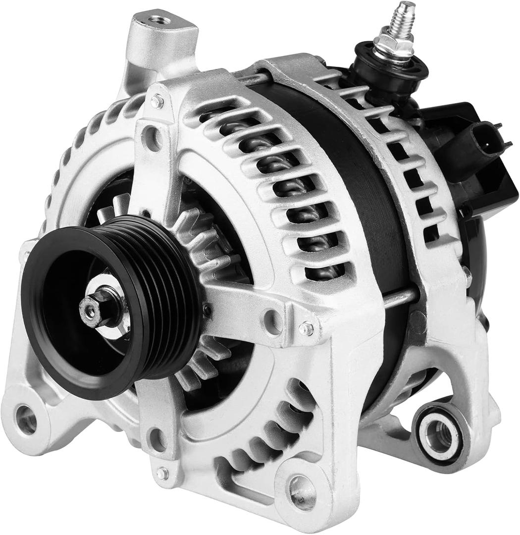 New Alternator for 2008 2009 2010 Chrysler Town & Country Van 3.3 3.8L, 2008 Voyager 3.3L, for 2008-2010 Dodge Grand Caravan 3.3 3.8L, for 2007-2008 Jeep Wrangler, for 09-10 Routan 3.8L Replace 11295